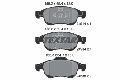 ZAPATAS HAM. RENAULT P. MEGANE 08-/DUSTER/LODGY/DOK  