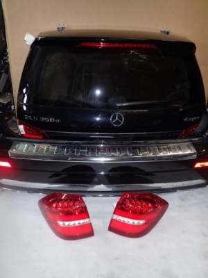 Dw mercedes gls x166 бампер кришка багажника лампи задня фото №1