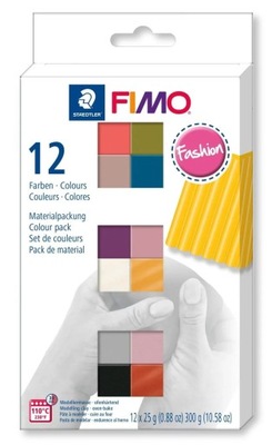 Zestaw FIMO soft 12 kolorów Fashion 12x25g