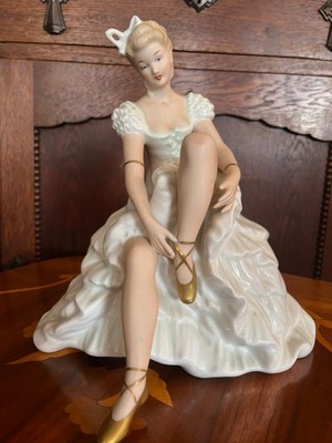 Figurka porcelanowa Balerina Wallendorf Okaz !!