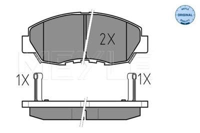 КОЛОДКИ ДИСКОВІ ТОРМОЗНІ HONDA ПЕРІД ACCORD -96 Z ДАТЧИКОМ 0252149918/W фото