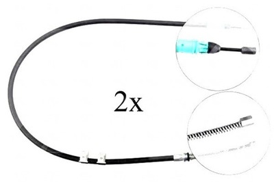 A.b.s. трос гальма ручного smart fortwo 07- фото №1