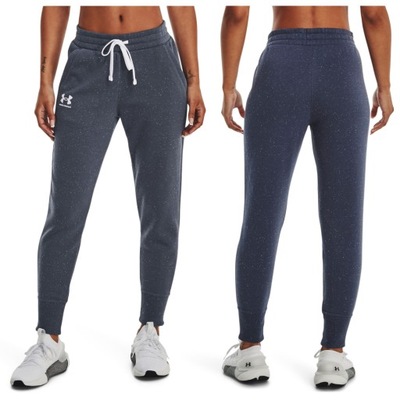 Spodnie DRESOWE damskie UNDER ARMOUR sportowe XS