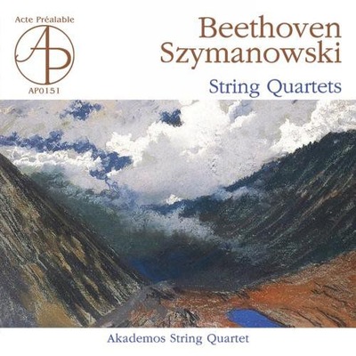 CD Beethoven - Szymanowski String Quartets Kwartet Akademos