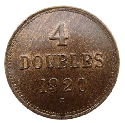 GUERNSEY 4 DOUBLES 1920 H - RZADKA
