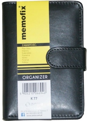 Organizer kieszonka 2024 MEMOFIX K-77 czarny