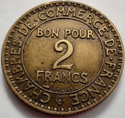 1118 - Francja 2 franki, 1925