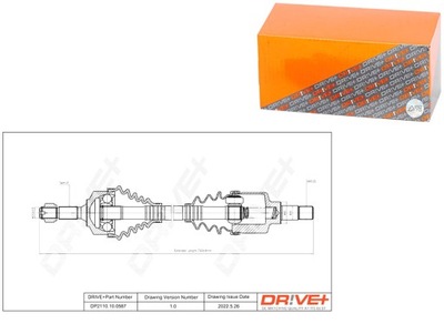 ПОЛУОСЬ ПРИВОДНАЯ PEUGEOT 207 07-12 L DRIVE+