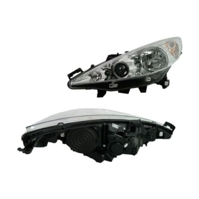 Лампа peugeot 207 05.06-12.13 фара левый фото №1