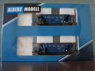 Albert Modell 600020 wagony samowyładowawcze PKP Cargo H0 szutrówki rarytas