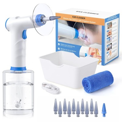 IRYGATOR DO CZYSZCZENIA USZU URZĄDZENIE ZESTAW DO USUWANIA WOSKOWINY Z USZU