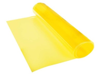 Folia transparentna do lampek FOLIATEC żółta 100x30 cm