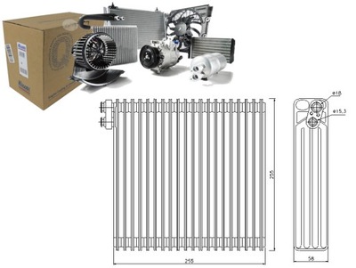 Испаритель кондиционера toyota corolla corolla verso фото №1