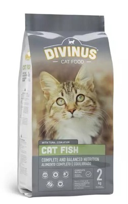 DIVINUS Cat Fish Sucha karma kotów dorosłych 2kg