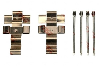 Trw набор монтажный тормозных колодок mini r50 r53 r56 фото №1