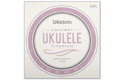 D'ADDARIO EJ87C struny ukulele koncertowe oryginał