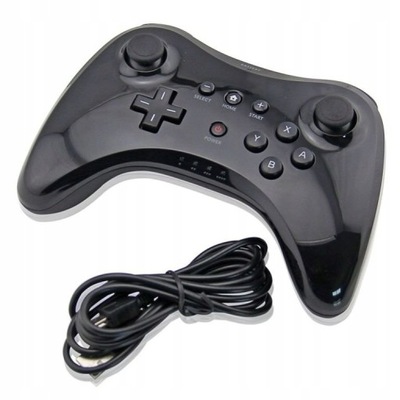 IRIS Pad bezprzewodowy Pro Controller zamiennik do konsoli Wii U czarny