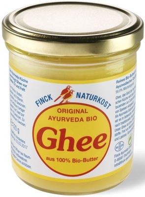Masło klarowane Ghee Bio 220g FINCK AYURVEDA