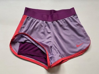 NIKE Running spodenki szorty z getrami 2 w1 r. S