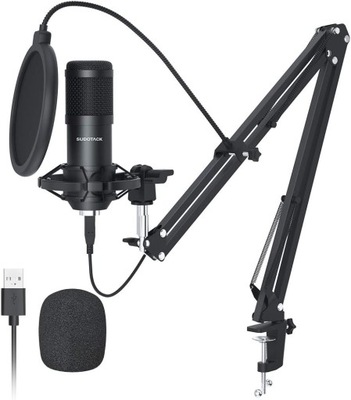 SUDOTACK ST-800 Mikrofon pojemnościowy 1-kierunkowy USB filtr pop PROFI