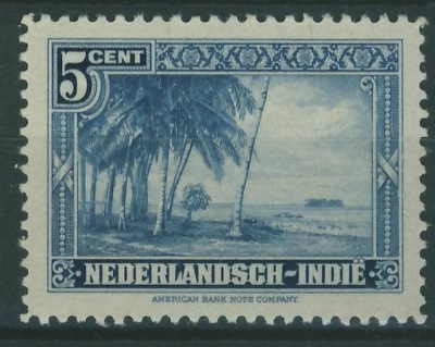 Nederlandsch Indie 5 cent. - Krajobraz