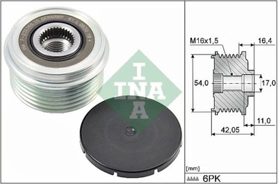 INA 535028510 ЗЧЕПЛЕННЯ ALT.