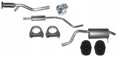 Dacia dokker logan 1.2 tce 2012-0/00 гаситель конечный средний труба фото №1