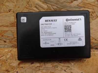 Renault megane iv 2018 модуль навігації 282759572r фото №1