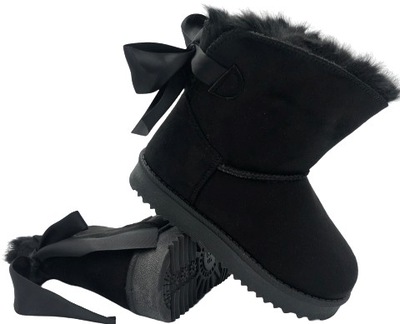 Buty zimowe dziewczęce EMU K1647407 CZARNE 31