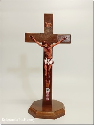 Krzyż Pasyjny Końca Czasu stojący 41 cm