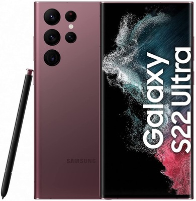 Samsung Galaxy S22 Ultra S908B 8/128GB Burgund