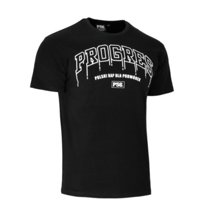 KOSZULKA T-SHIRT DUDEK P56 PROGRES PRDP CZARNA r. L