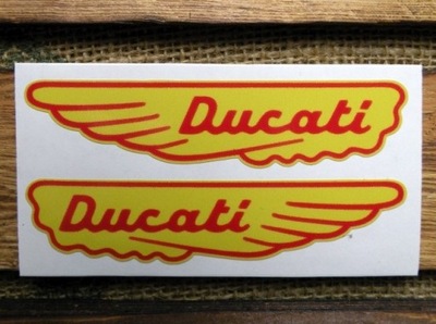 Ducati Skrzydło Naklejka Motocykl