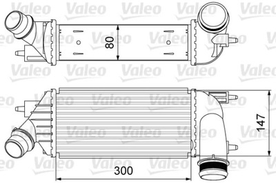 VALEO 818583 РАДІАТОР ПОВІТРЯ DOLADOWUJACEGO