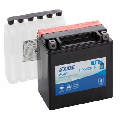 АККУМУЛЯТОР EXIDE ETX20CH-BS YTX20CH-BS 12V 18AH