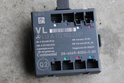 Модуль двері a1729002301 mercedes slk r172 11- фото №1