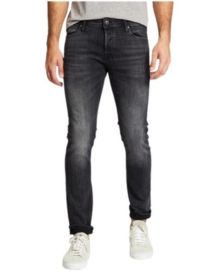 SPODNIE MĘSKIE JEANS CZARNE SF32 - rozm. L 34/32