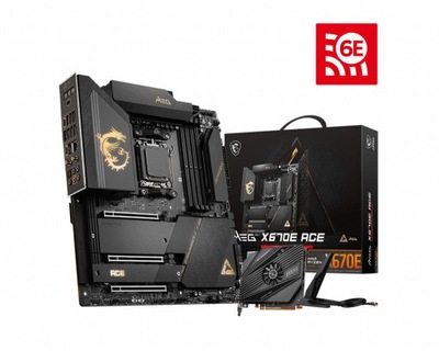 MSI MEG X670E ACE płyta główna AMD X670 Gniazdo AM5 Rozszerzone ATX