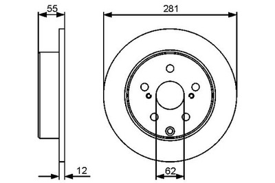 BOSCH 0.986.479.419 DISCO DE FRENADO  