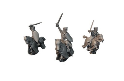 13th Century Knights with Swords - 3x Unit
