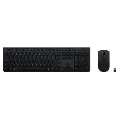 Lenovo | Professional Wireless Rechargeable Keyboard and Mouse Combo US Eur