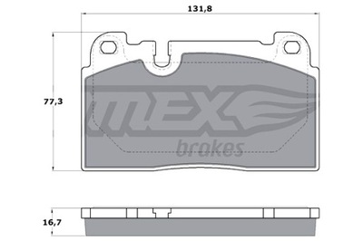 TOMEX BRAKES КОЛОДКИ ТОРМОЗНЫЕ AUDI Q5 12- ПЕРЕД