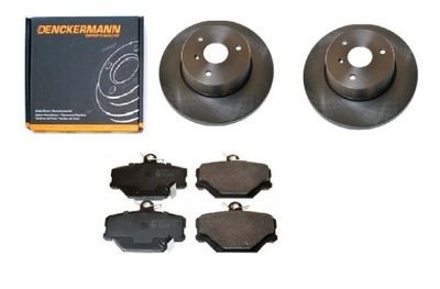 Гальмівні диски гальмівні колодки smart fortwo citi перед 280mm kpl фото №1