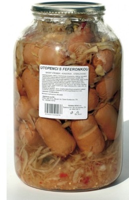 Utopence parówki w occie 3,4kg