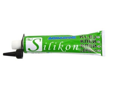 Silikon akwarystyczny klej 60ml CZARNY