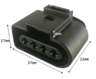 Штекер 4pin 1j0973724 з konektorami фото №1