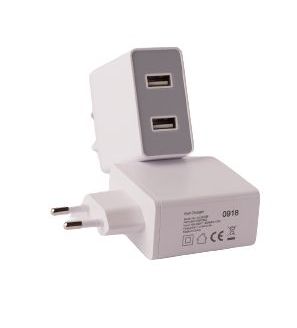 ŁADOWARKA SIECIOWA ZASILACZ USB USB-C 2 PORTY