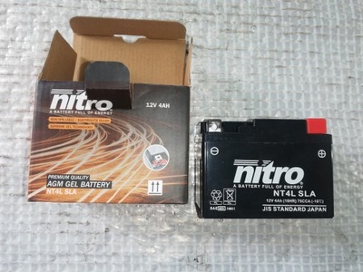 Akumulator Motocyklowy NITRO NT4L-SLA 12V 4Ah