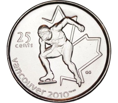 Kanada - 25 centów Łyżwiarstwo szybkie (2009)