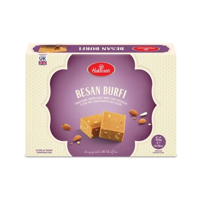 Indyjski deser Besan Burfi Haldirams 300g